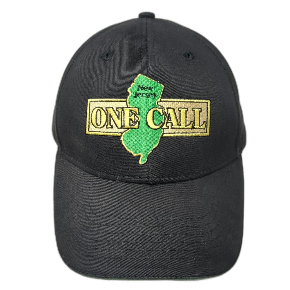 Headmost Baseball Cap Black One Size New Jersey One Call 811 Shovel Logo Hat